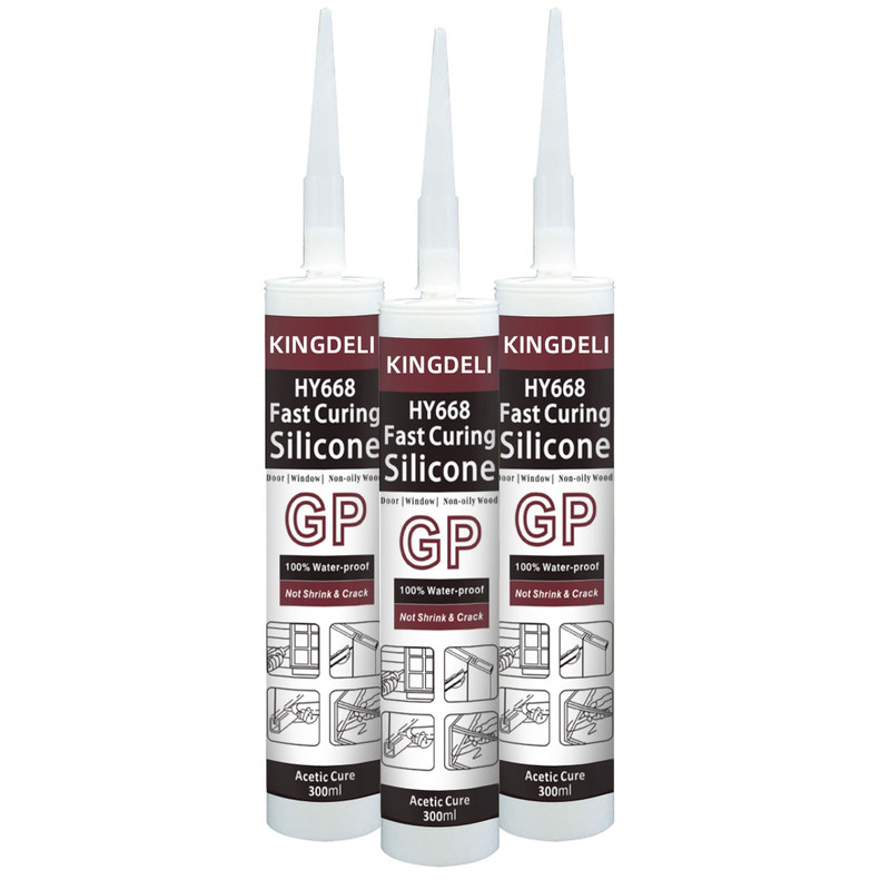 Vedador acético do silicone da cura rápida universal para a porta Glaziery de múltiplos propósitos