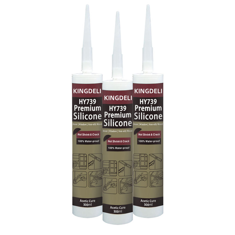 Vedador acético do silicone da construção com cor transparente preta branca