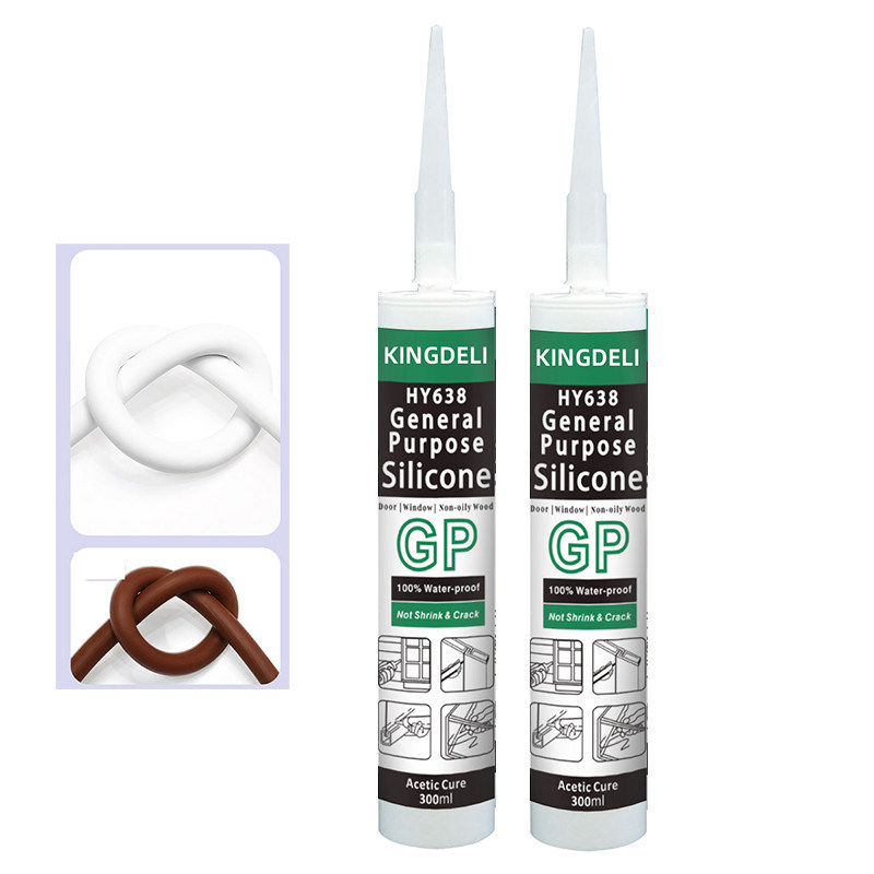 Do vedador esparadrapo de vidro do silicone do GP cor clara branca para a janela