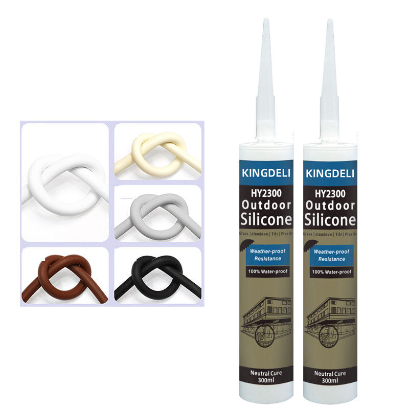 Colagem de vidro neutra do silicone da porta com Grey Black White Color