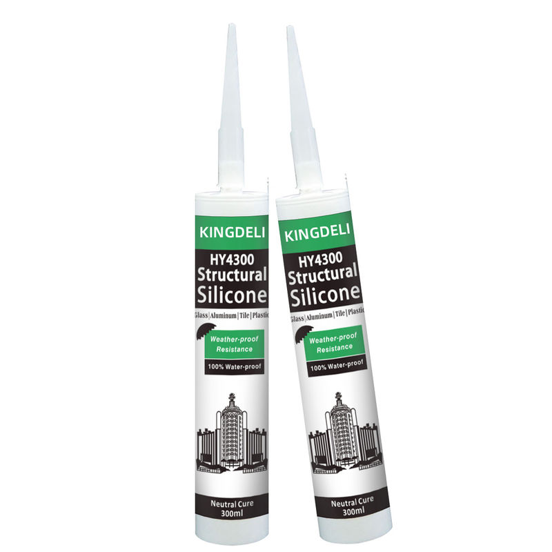 O silicone estrutural de secagem rápido calafeta a cor de Clear Black de múltiplos propósitos