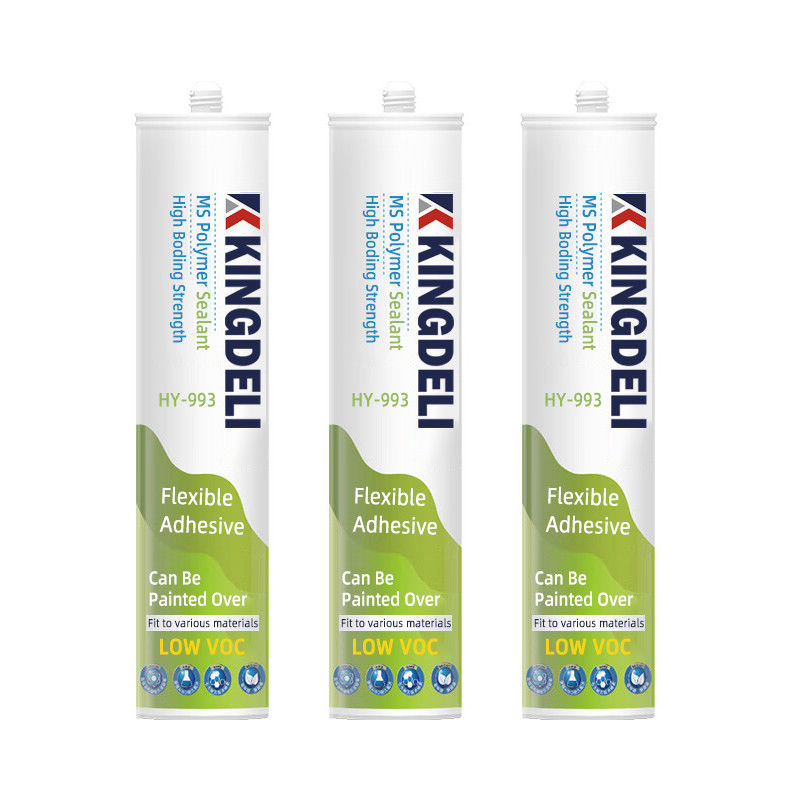 Não tempo do MS Hybrid Glue Sealant da corrosão resistente para a construção