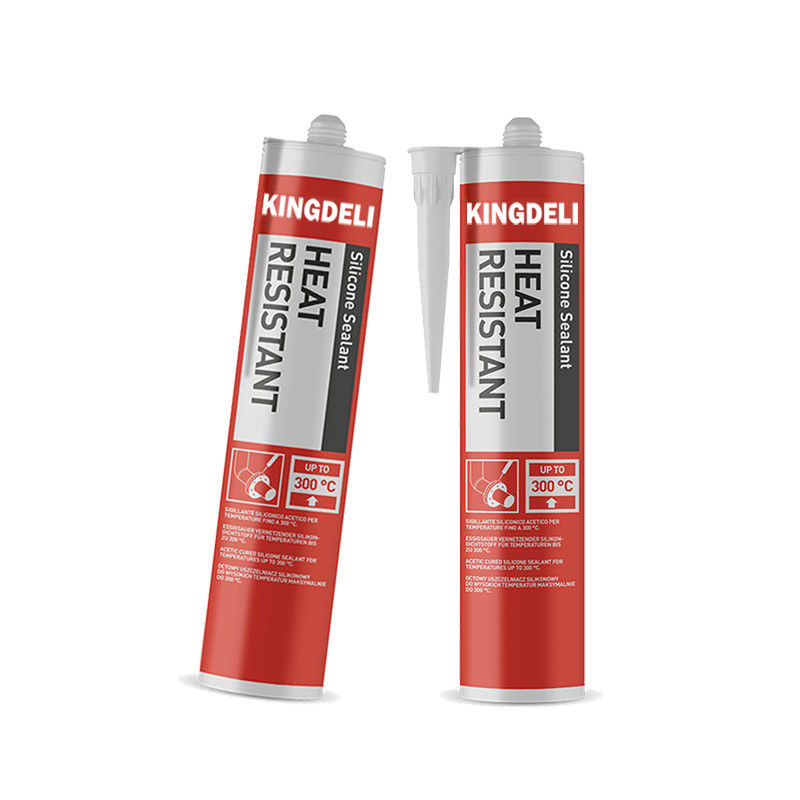 Protegendo contra intempéries o vedador resistente ao calor do silicone para calafetar a cor clara para a bomba do carro